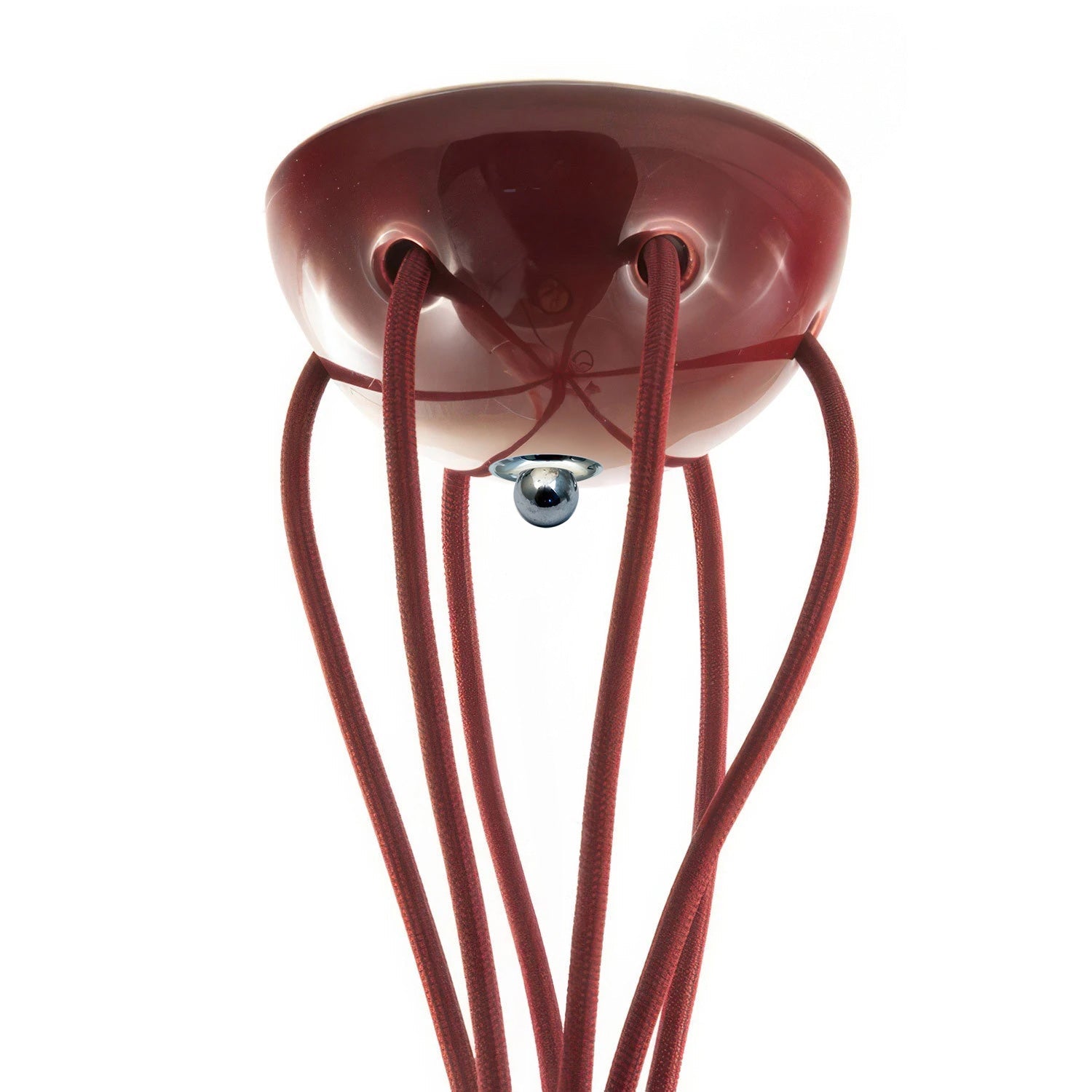 Kit rosone in ceramica a 6 fori - Bordeaux - Creative Cables