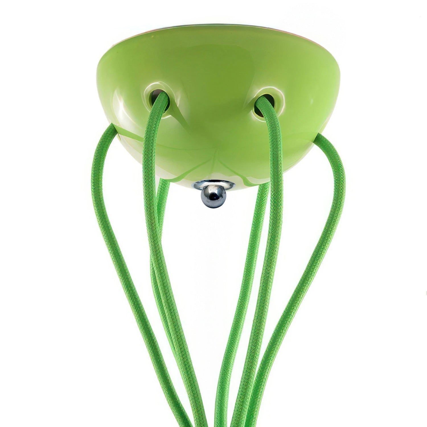 Kit rosone in ceramica a 6 fori - Verde pistacchio - Creative Cables