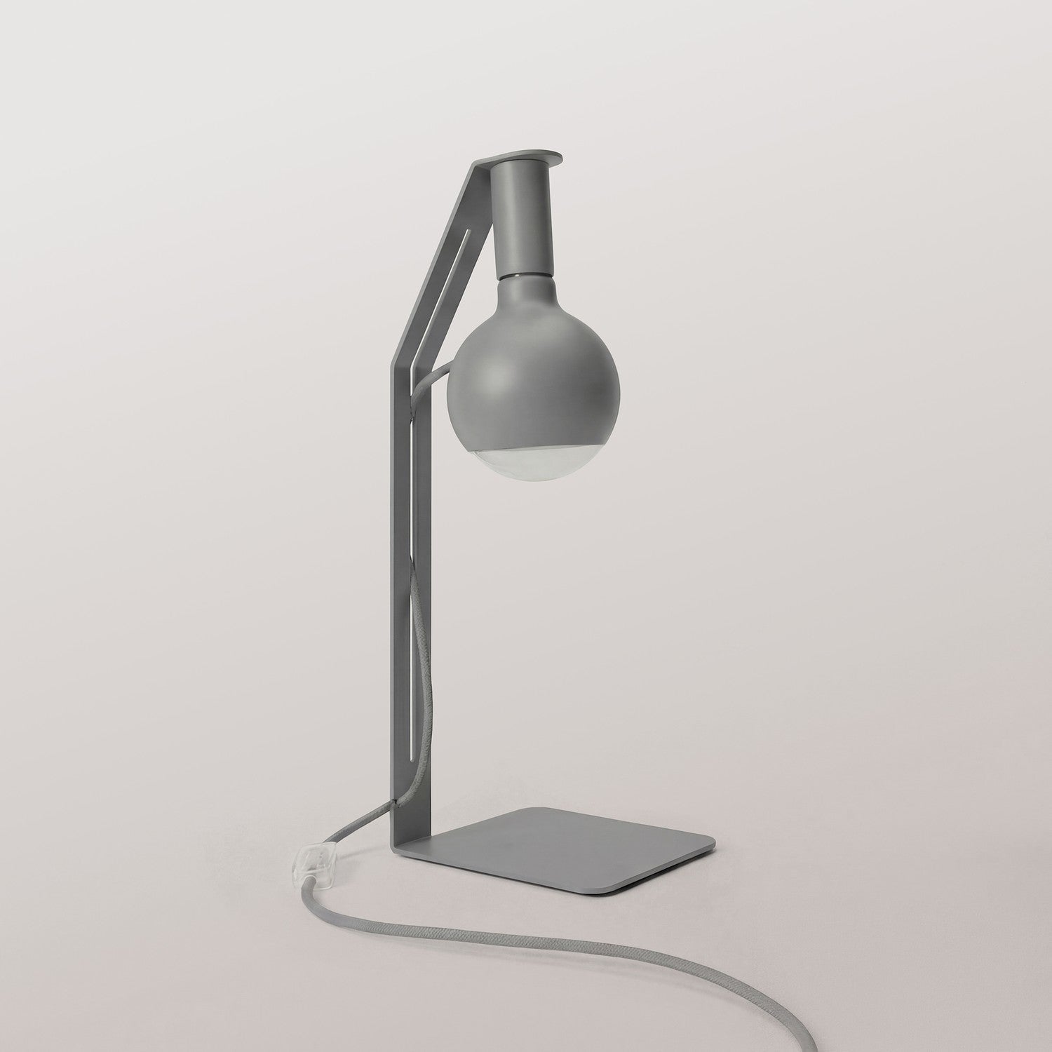 Koso Lucia - Lampada da tavolo con spina UK - Grigio
