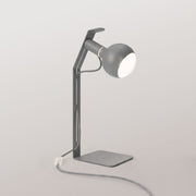 Koso Lucia - Lampada da tavolo con spina UK - Grigio