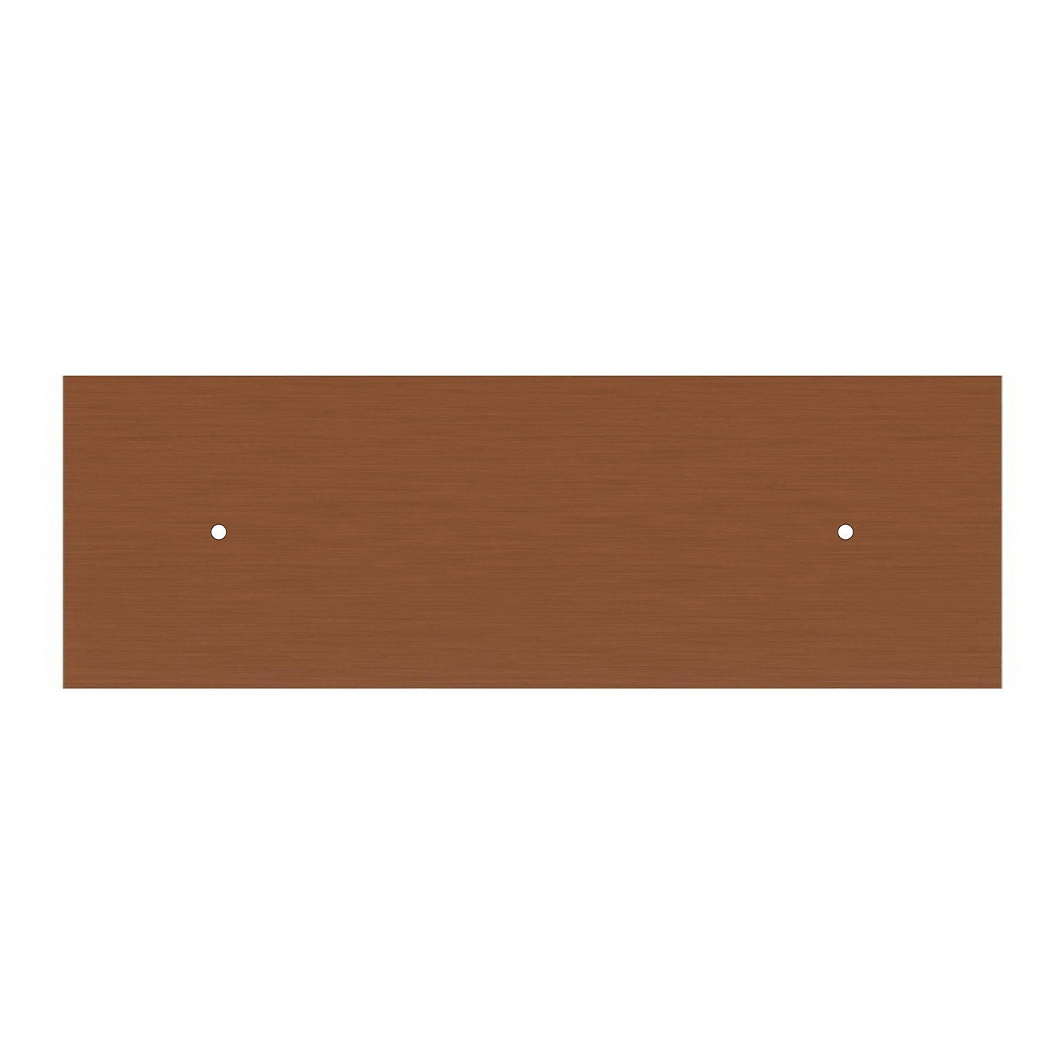 Lampada a sospensione a 2 cadute con XXL Rose-One rettangolare 675 mm con paralume Coppa - Rame satinato