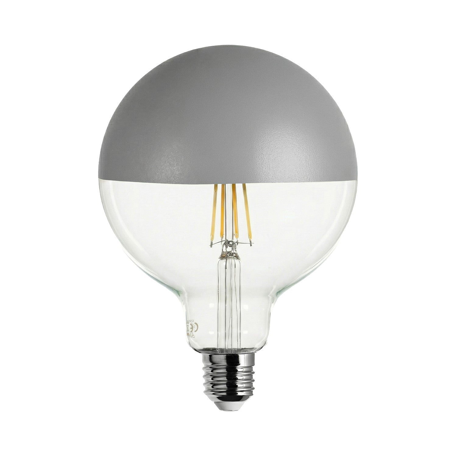 Lampadina LED Maria G125 4,8W 806Lm E27 2700K Dimmerabile - Grigio