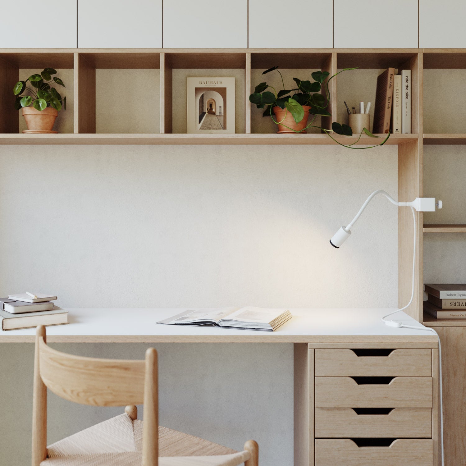 Morsetto da tavolo MAG-Y - Bianco opaco