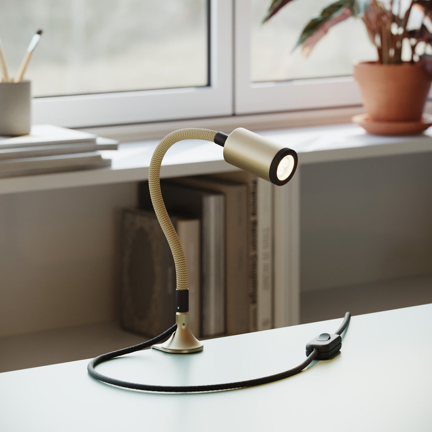 Morsetto da tavolo MAG-Y - Bronzo satinato