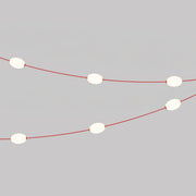 Outdoor 6-Light String Light for wet locations Starfish Red, Power supply with US plug - Marina6