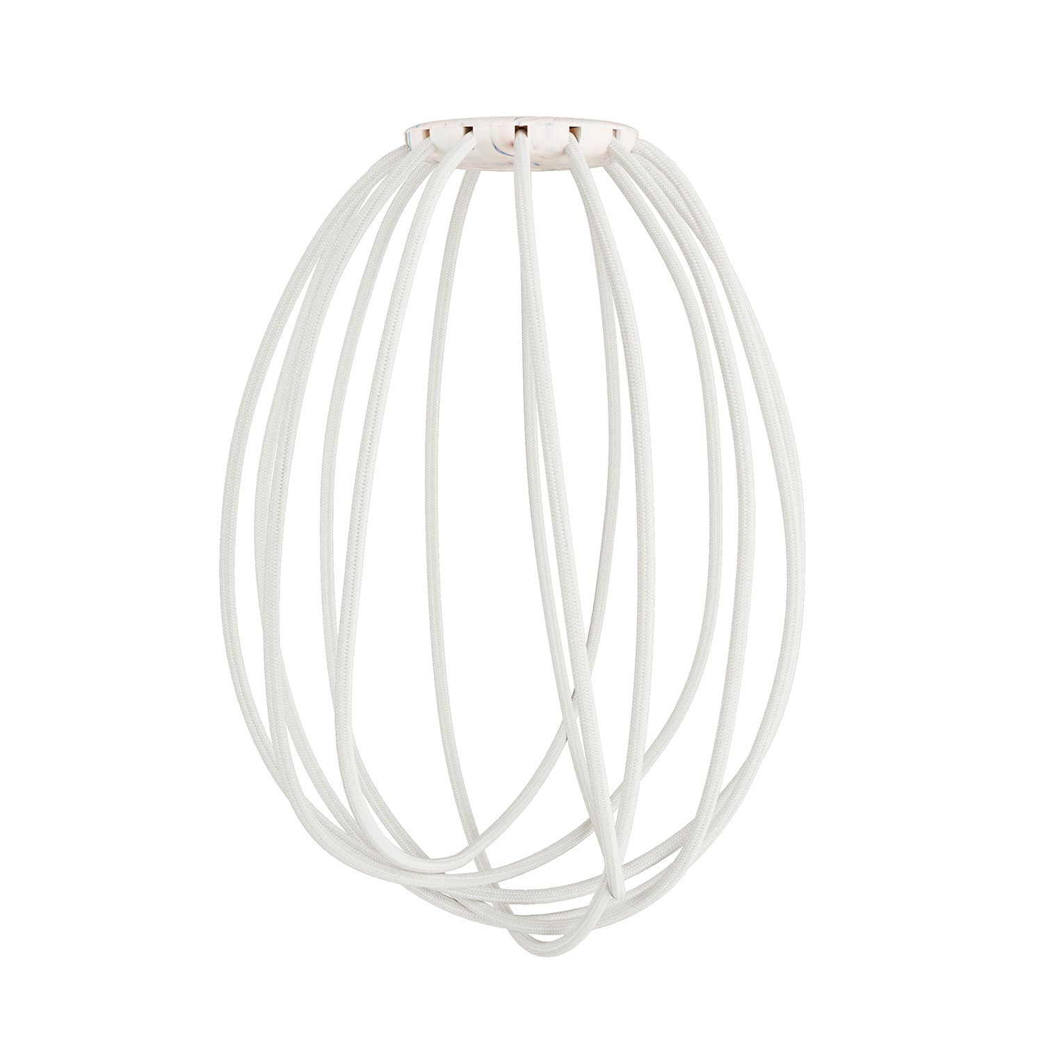 Paralume Cablò multicolor 100 cm e cavi bianchi