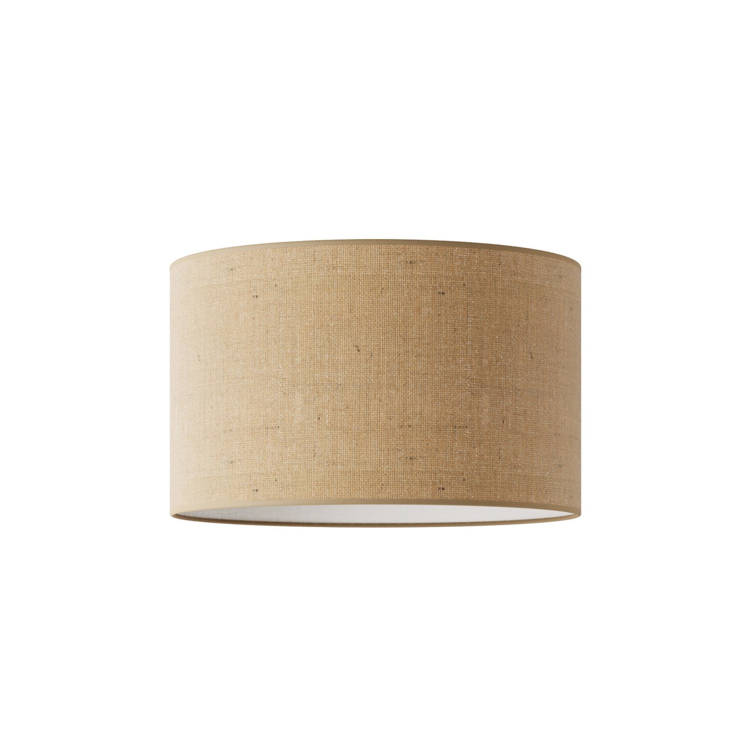 Paralume Cilindro L in tessuto con attacco E27 - Made in Italy - Juta Naturale