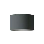 Paralume Cilindro L in tessuto con attacco E27 - Made in Italy - Teletta Grigio Scuro