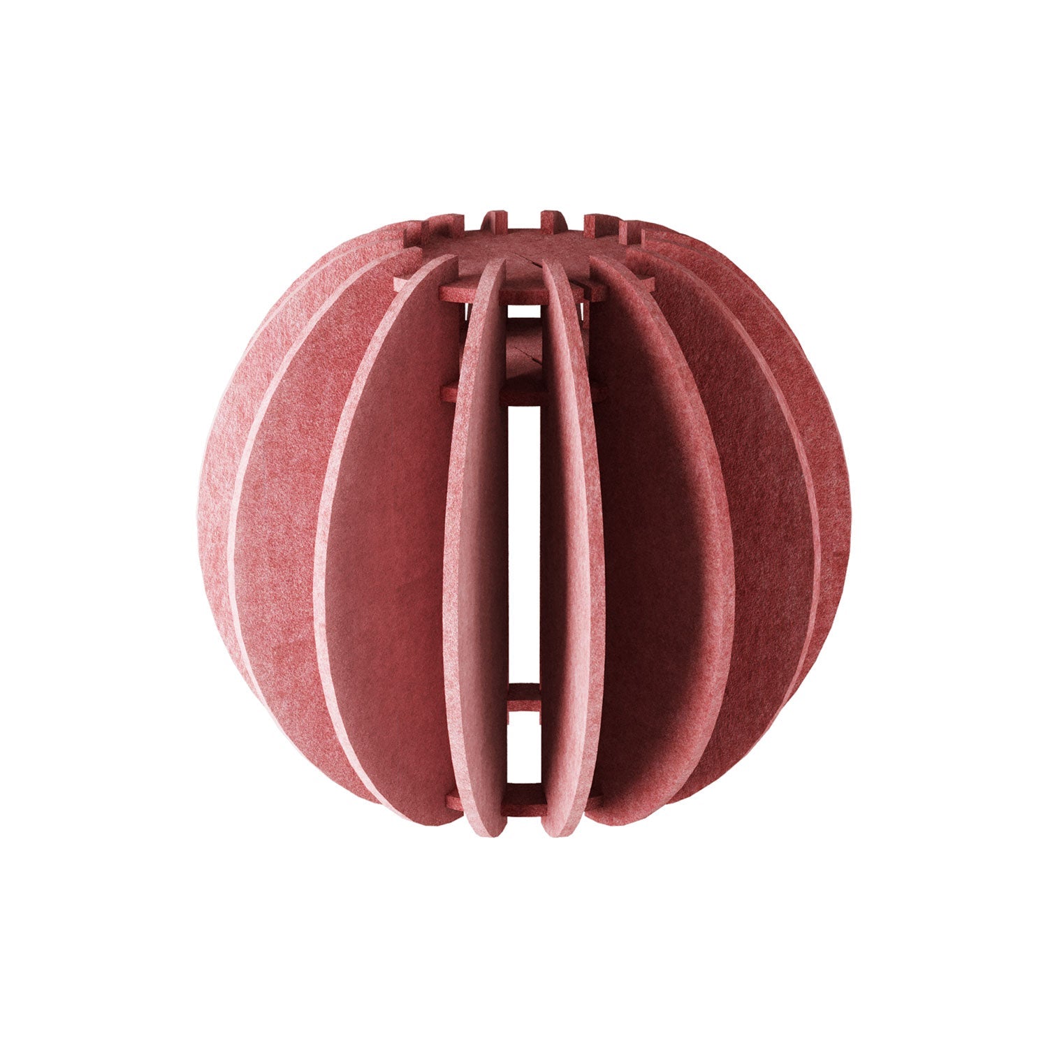 Paralume ellittico LAMPSHHADE in materiale fonoassorbente - Rosa melange