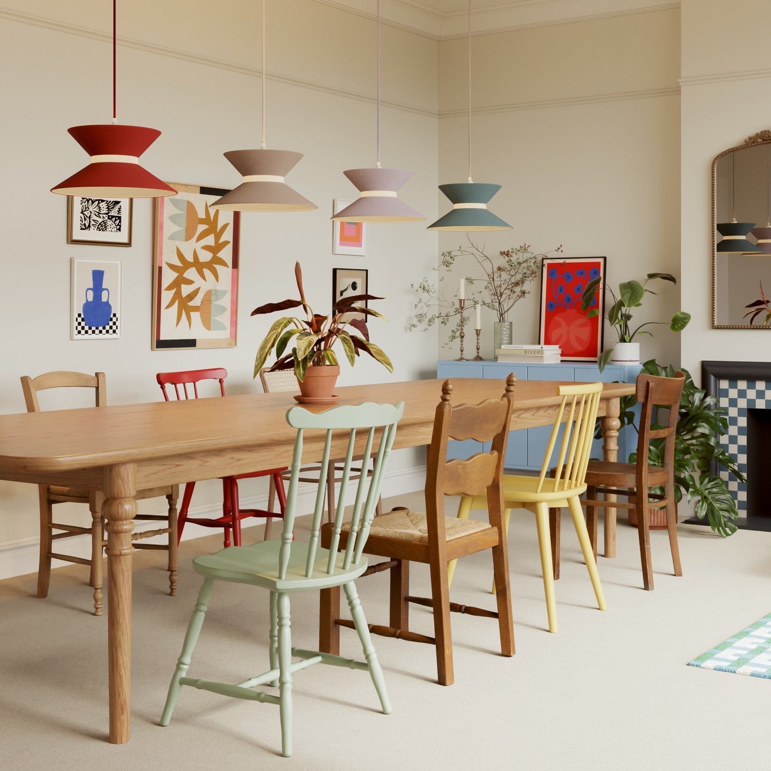 Paralume in tessuto Clessidra Teletta rosso - Made in Italy Arenal sabbia