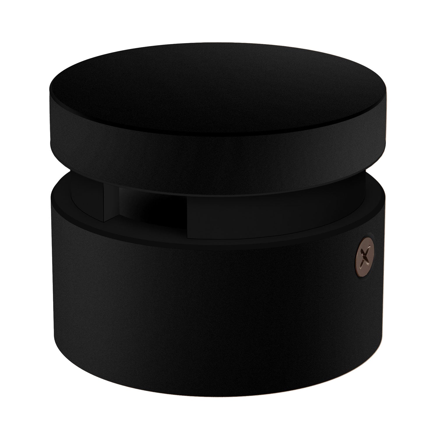 Passacavo in legno per cavo per catenaria e sistema Filé. Made in Italy - Nero - Creative Cables