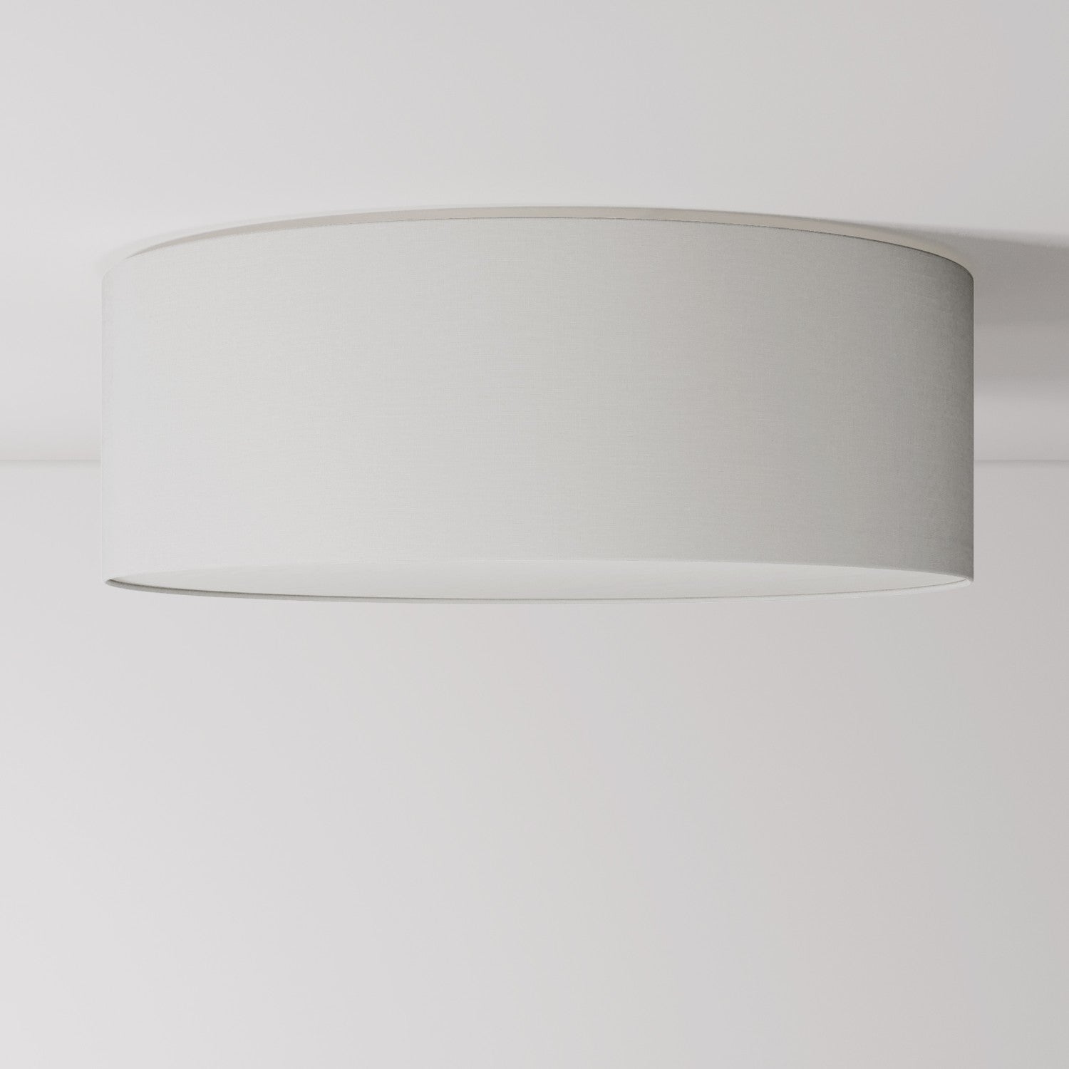 Plafoniera in tessuto Large Lino crudo - Made in Italy - Creative Cables