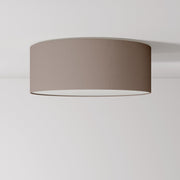 Plafoniera in tessuto Medium Slim - Made in Italy - Arenal Cenere
