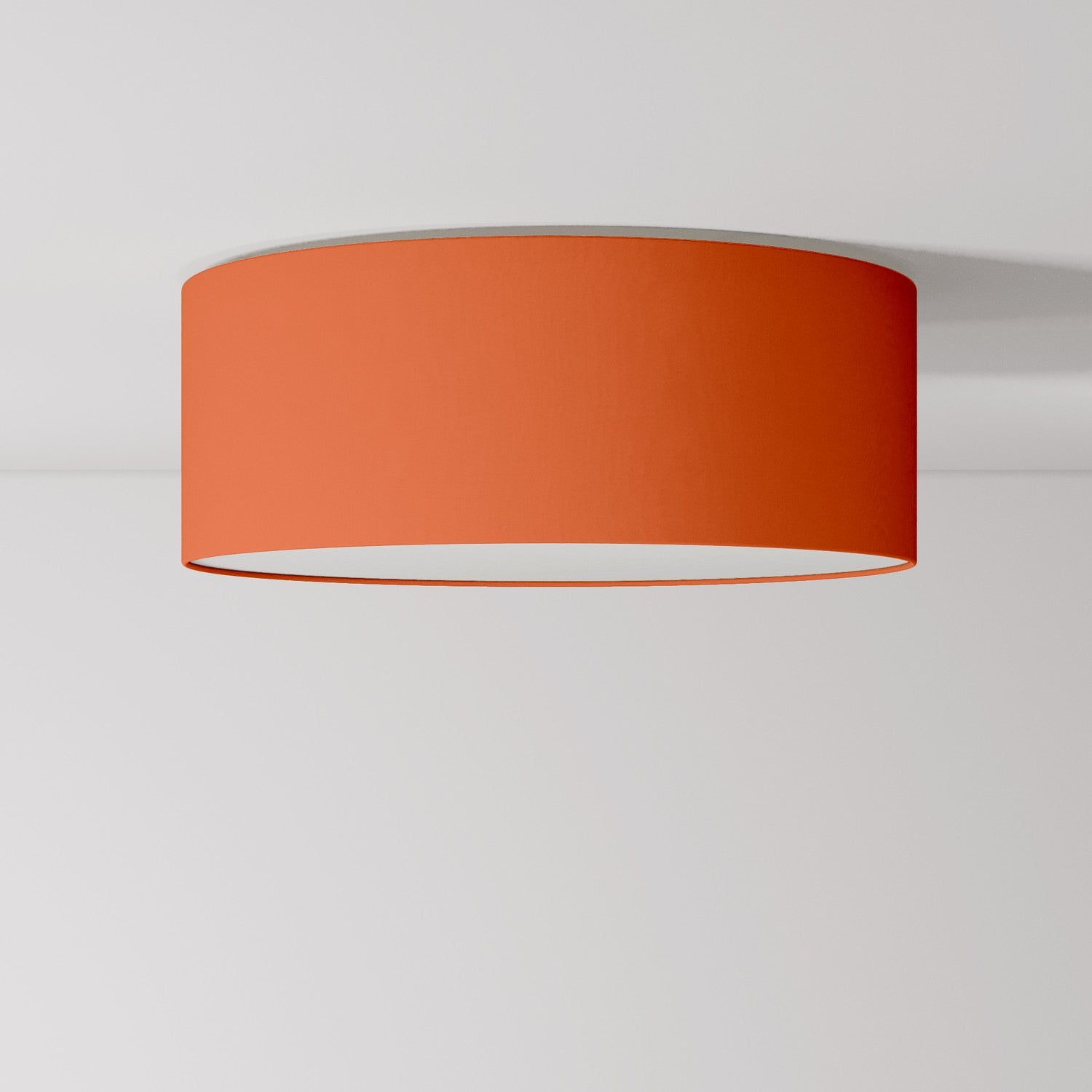 Plafoniera in tessuto Medium Slim - Made in Italy - Cinette Aragosta - Creative Cables