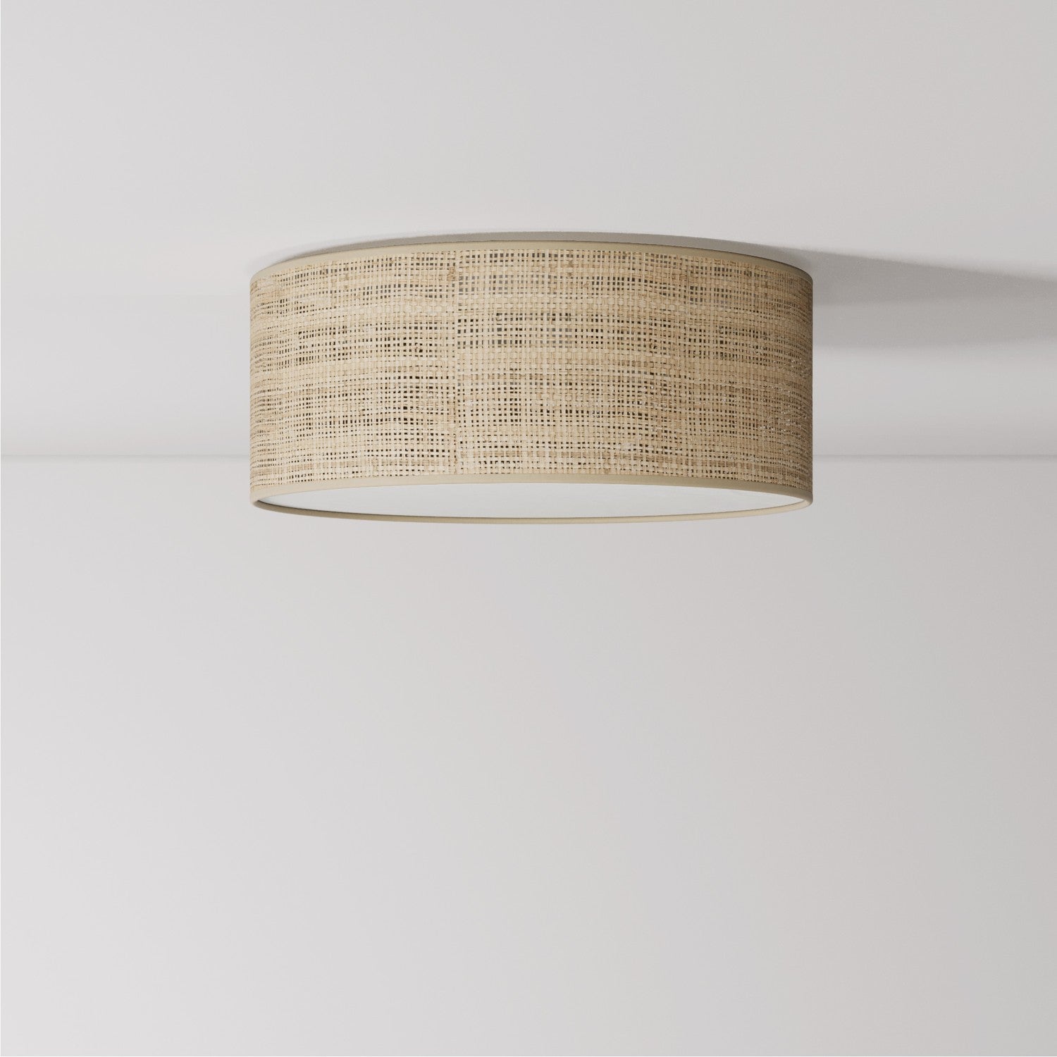 Plafoniera in tessuto Small - Made in Italy - Raphia - Creative Cables