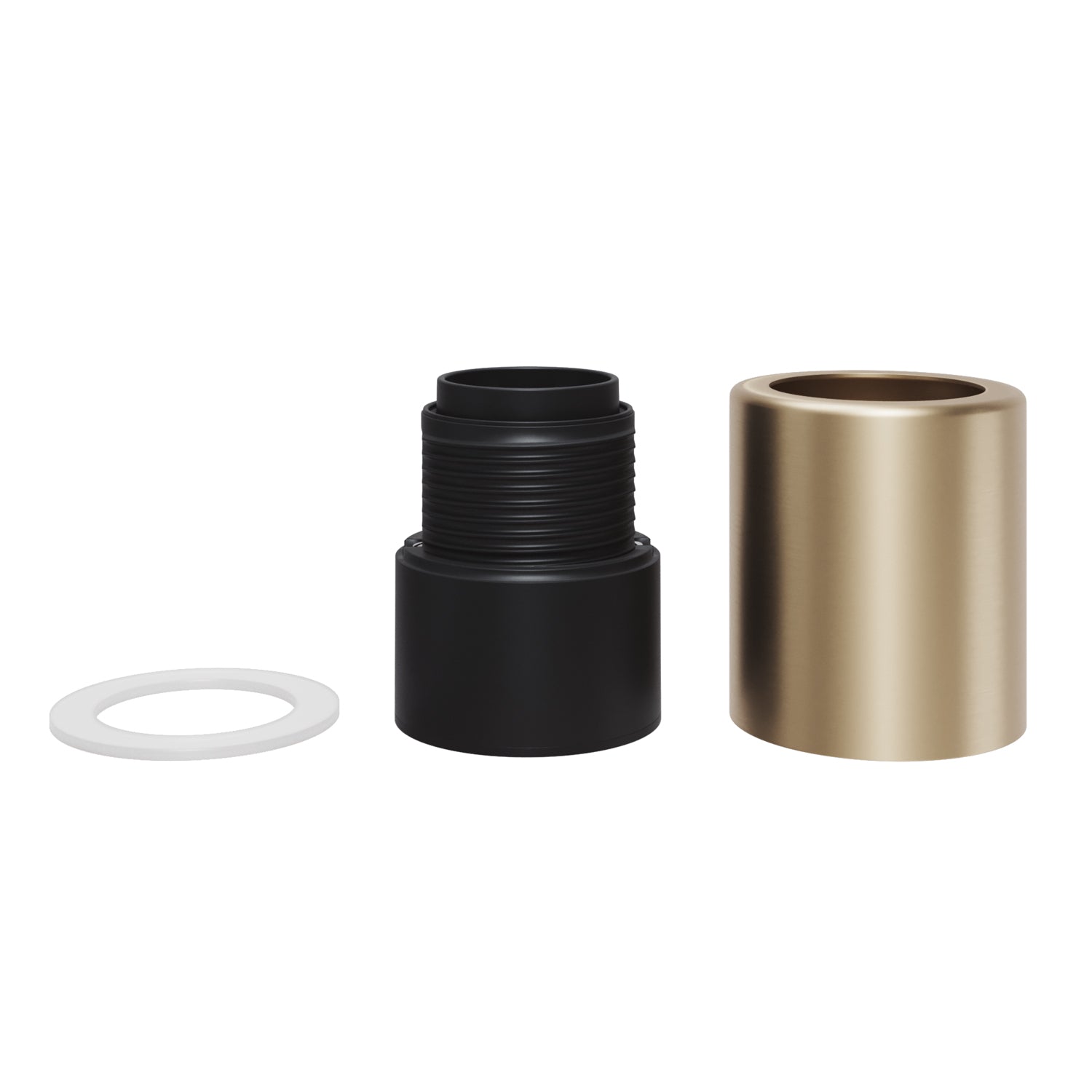 Portalampada E27 in metallo da parete o soffitto - Bronzo satinato - Creative Cables