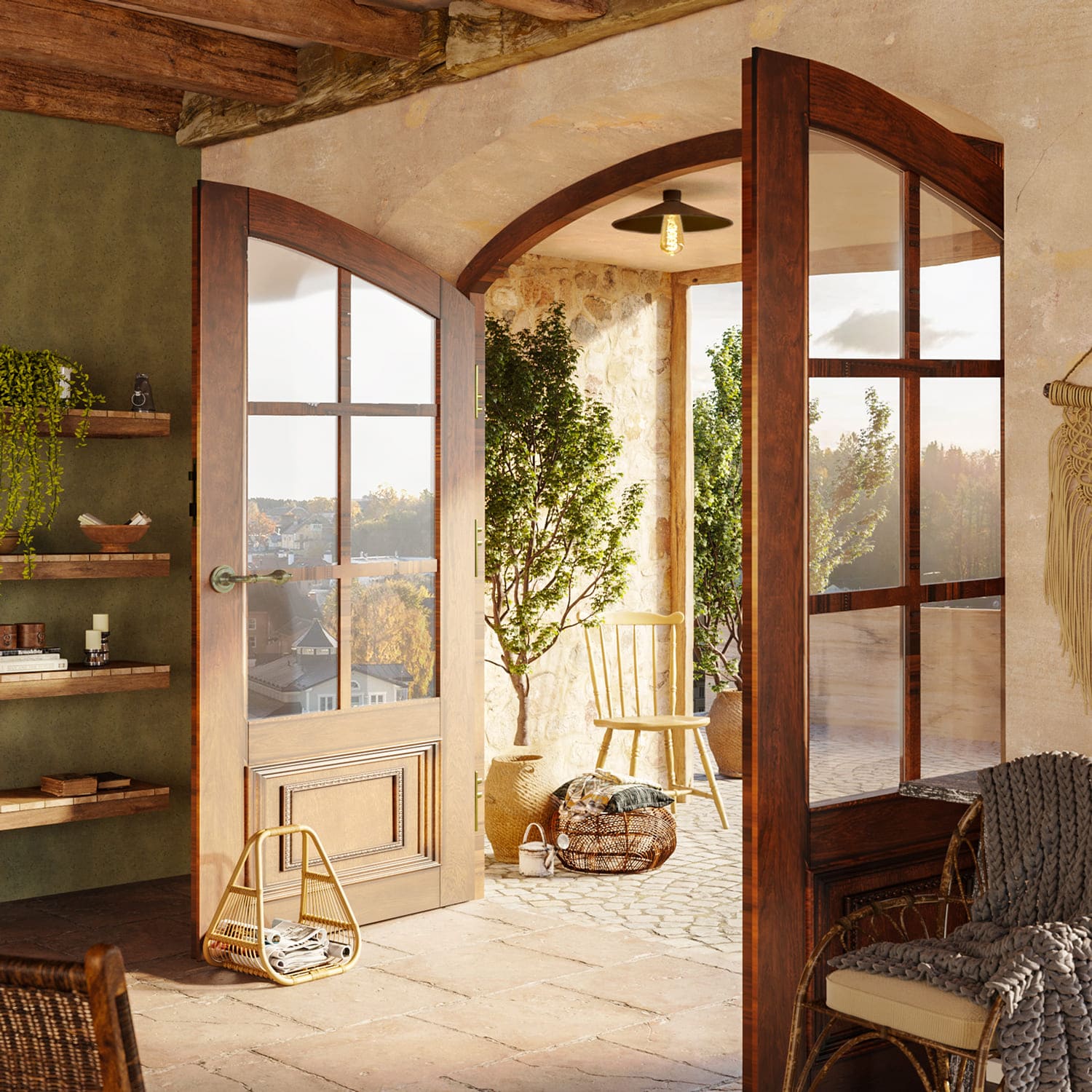 Portalampada E27 Nero per paralume da parete o soffitto - Waterproof IP44