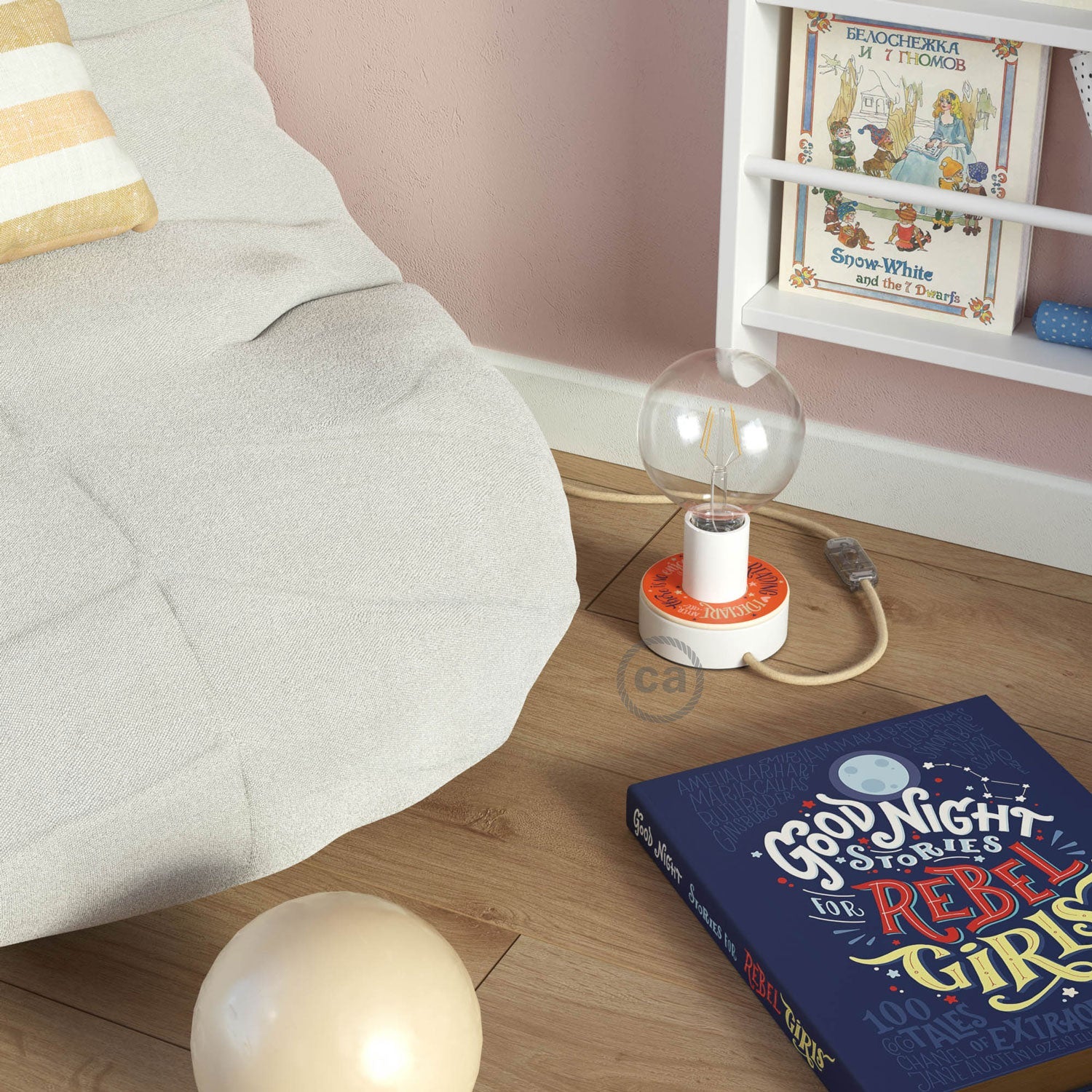 Posaluce MINI - UFO in legno double - face Pemberley Pond - AUSTEN + JACKSON - Creative Cables