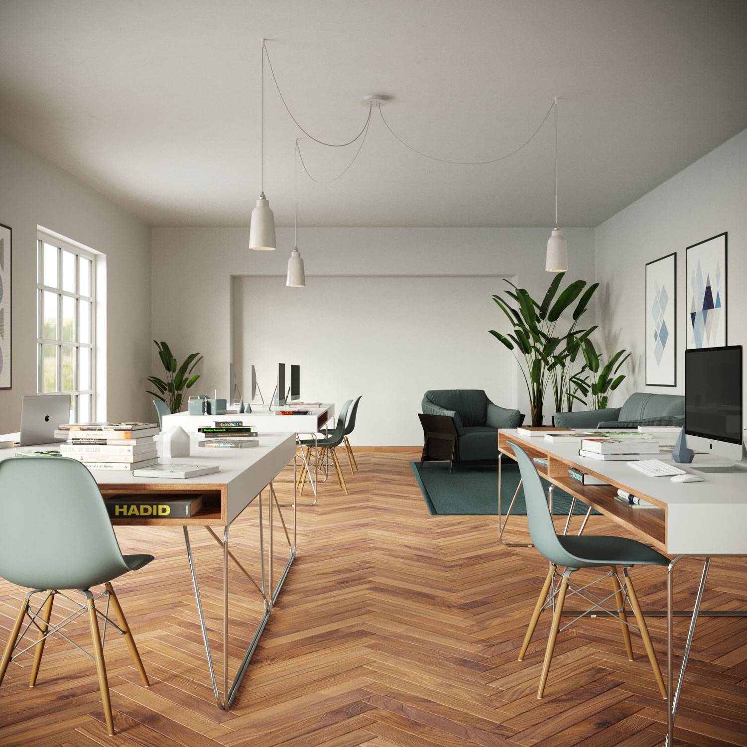 Rosone Rose-One rotondo, diametro 200 mm con 3 fori e 4 fori laterali - Petrolio Bianco