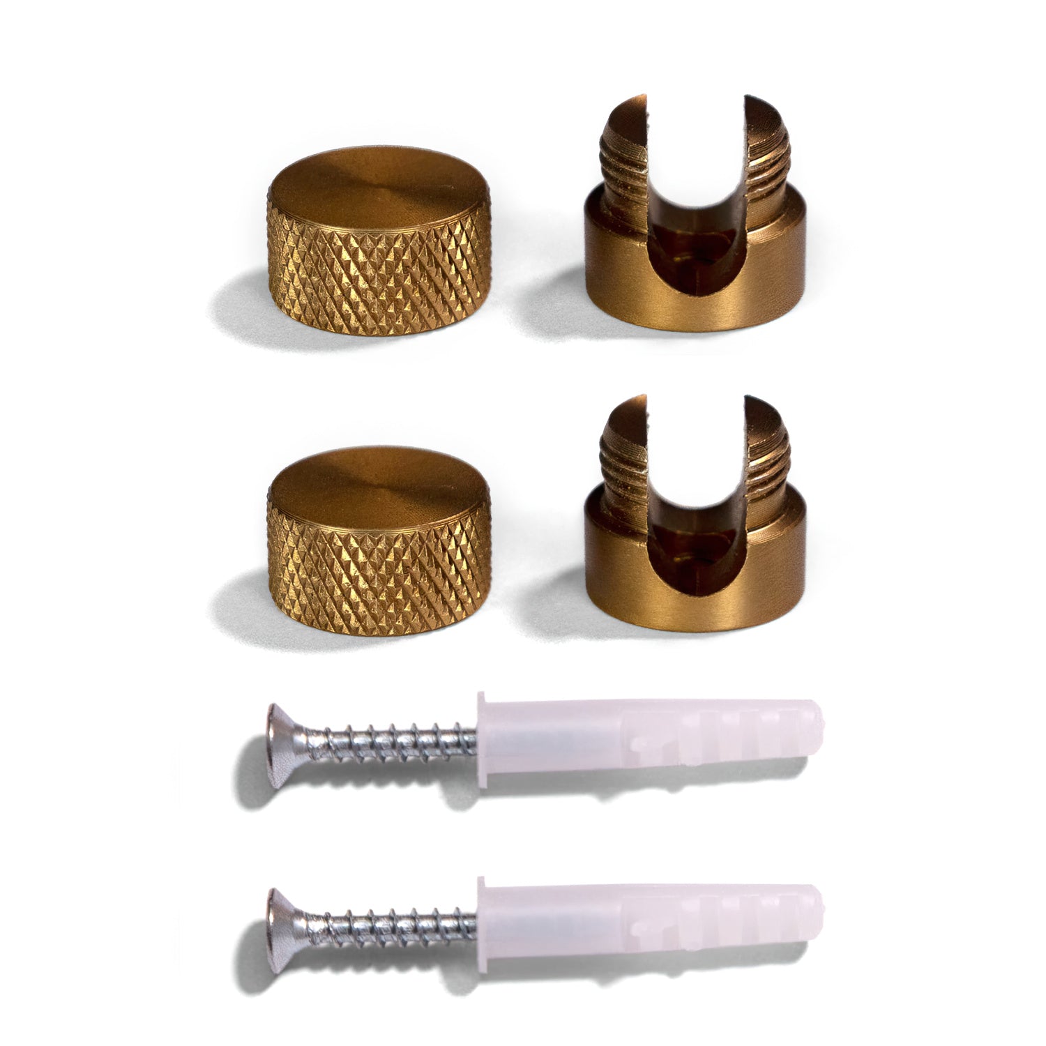 Sarè - Fissaggio a parete, passacavo in metallo per cavo tessile - Bronzo satinato - Creative Cables