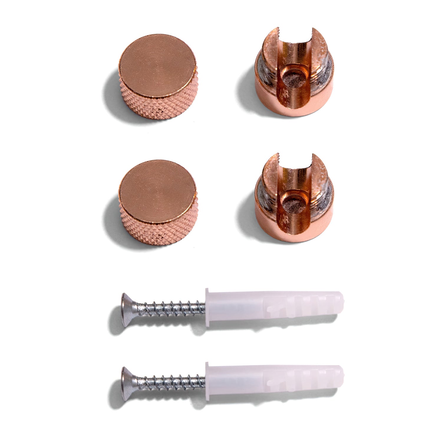 Sarè - Fissaggio a parete, passacavo in metallo per cavo tessile - Rame - Creative Cables