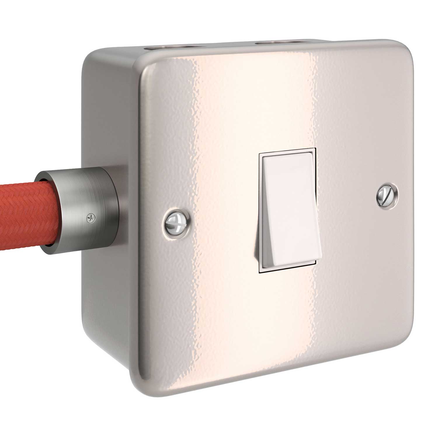 Scatola da parete in metallo con interruttore singolo per Creative - Tube - Creative Cables
