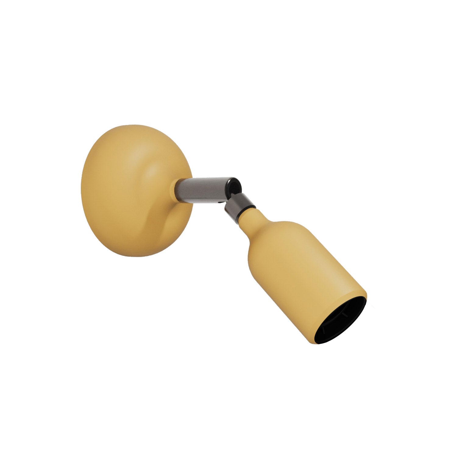 Silicone Fermaluce lamp with joint - Yellow mustard