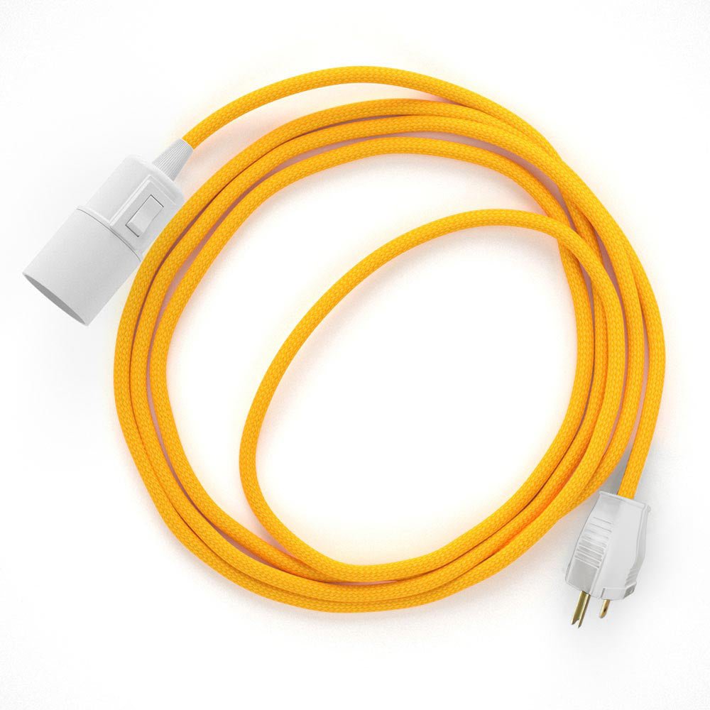 Snake - Plug-in lamp with colored fabric cable - RM10