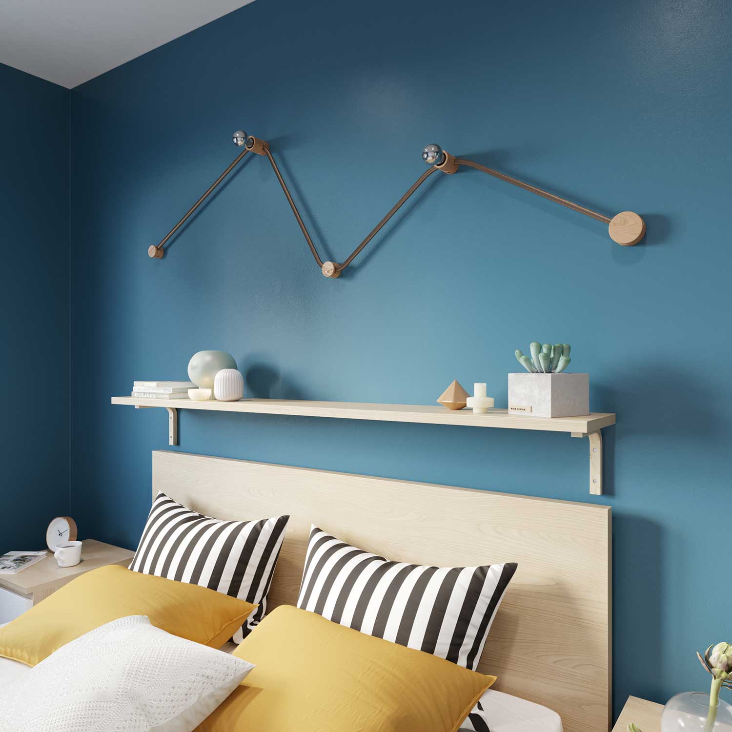 Terminale in legno per cavo per catenaria e sistema Filé. Made in Italy - Neutro